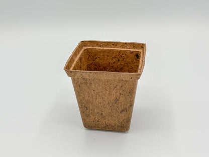 Coco Coir Pot for Seeds & Clones- Square Design
